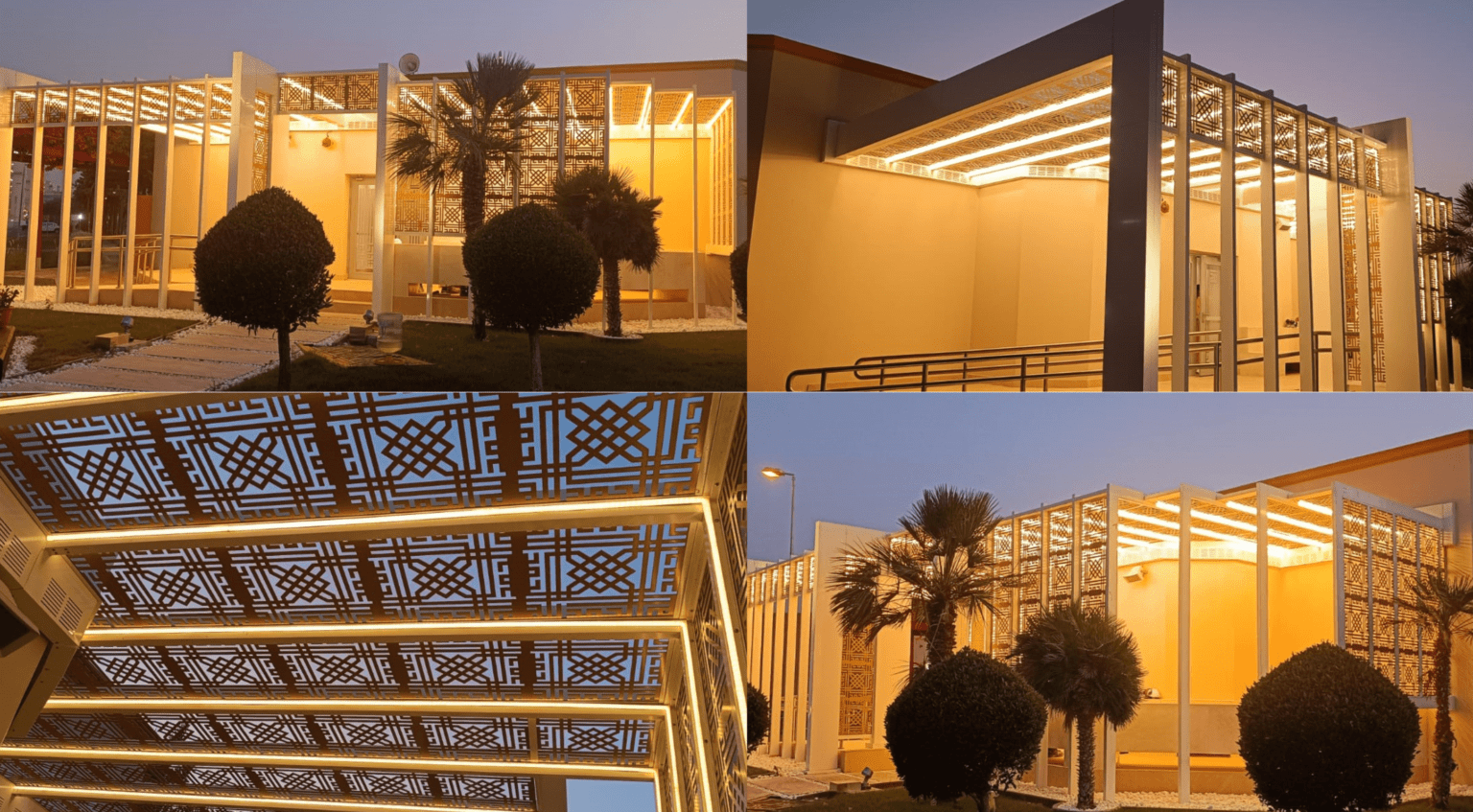 Introducing The Latest Stainless Steel Pergolas with Custom Mashrabiya ...